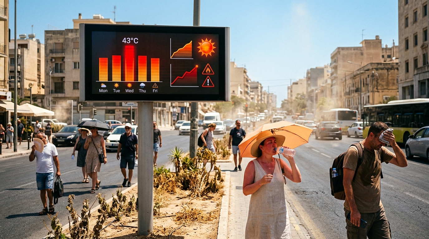alerte canicule : températures jusqu'à 43°c ce mercredi, impact significatif attendu. découvrez les dernières prévisions détaillées et conseils pour gérer cette vague de chaleur.