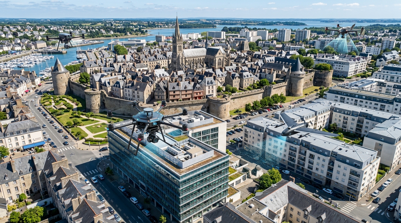 à vannes, artidrone innove en surveillance de la santé des bâtiments grâce à des technologies de pointe, assurant sécurité et maintenance préventive optimisées.