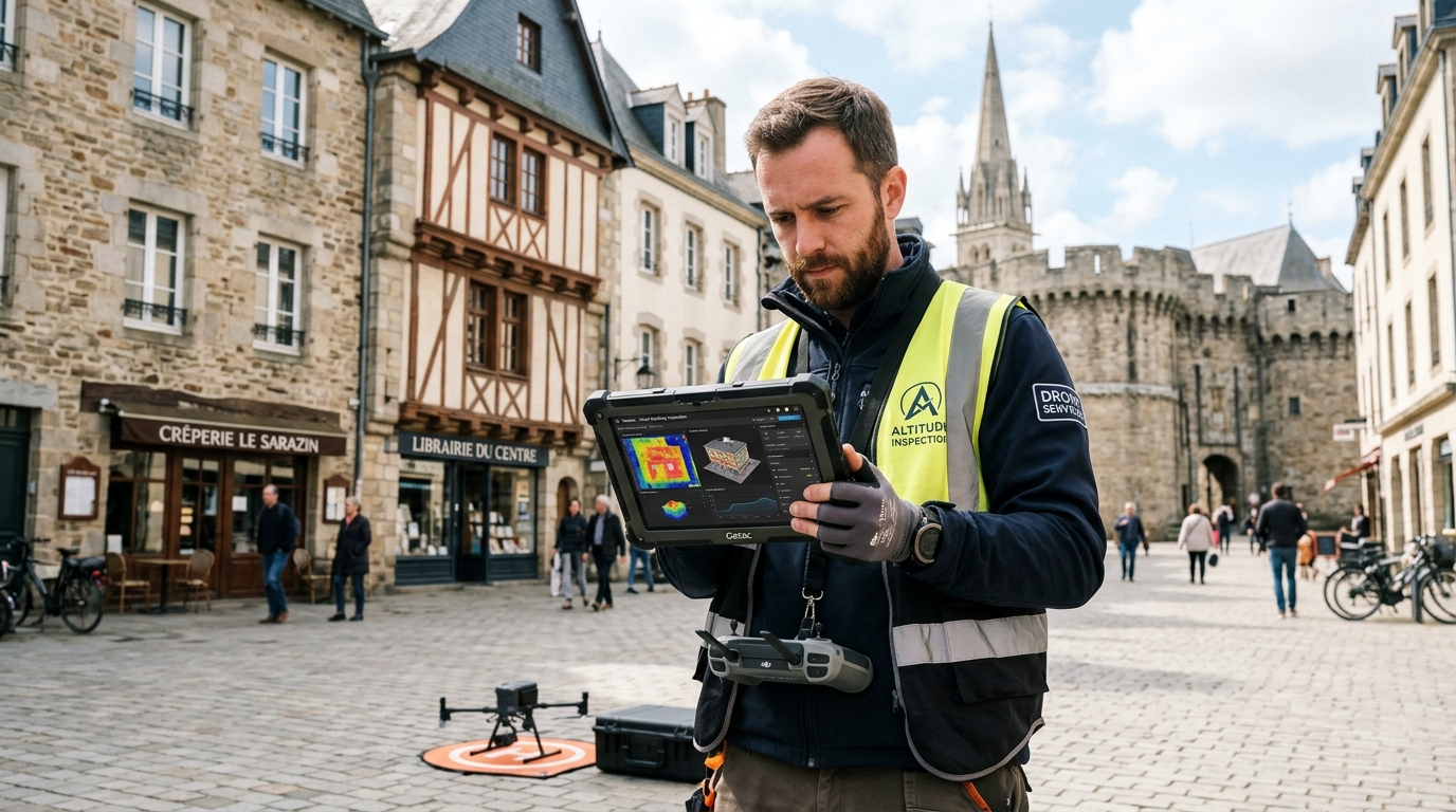 à vannes, artidrone innove en utilisant des drones pour transformer la surveillance et la maintenance préventive des bâtiments, assurant sécurité et durabilité.