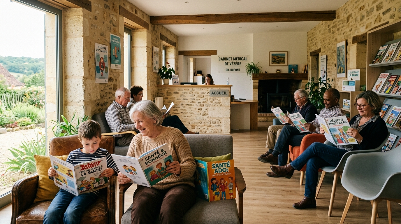 découvrez comment la bande dessinée est utilisée comme un remède innovant pour améliorer la santé des patients en dordogne, alliant art et bien-être.