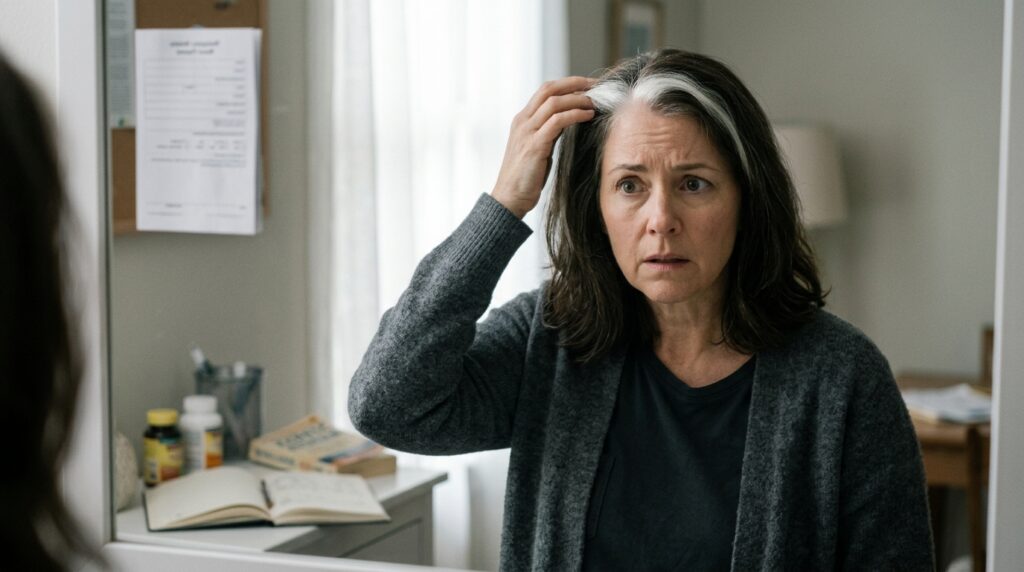 découvrez si les cheveux blancs soudains sont un mythe ou une réalité, et comment le stress et certaines maladies peuvent influencer leur apparition.